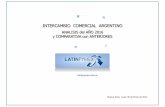 Latinpymex  informe   intercambio comercial argentino - año 2016 2