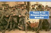 Tema 7- La Primera Guerra Mundial