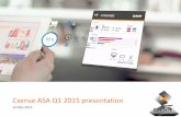 Cxense ASA-Q1-2015-presentation - Jørgen Loeng