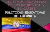 Politicas educativas-colombia