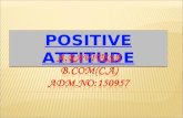 Positive Attitude presentation byART