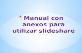 Manual con anexos para utilizar slideshare feli y sandra