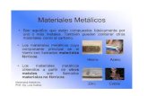 Materiales  metalicos