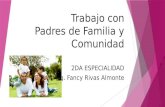 Trabajo con padres de familia y comunidad  capitulo 1- 2 da esp-2015