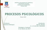 PROCESOS PSICOLÓGICOS