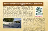 El Colegio de Bachilleres del Estado de Tamaulipas Trabajo final