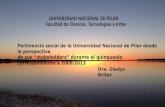 FCTA-UNP: Pertinencia social de la Universidad Nacional de Pilar desde la perspectiva  de sus “stakeholders” durante el quinquenio correspondiente a 2009/2013