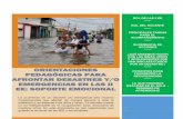 Orientaciones pedagógicas para afrontar desastres y/o emergencias en las Instituciones Educativas: Soporte emocional - Nivel Educación Primaria
