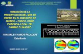 Análisis de la variabilidad de la precipitación del mes de enero en los últimos años en el municipio de Quibdó, como evidencia del cambio climático
