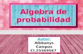 Algebra de probabilidad  - actividad 5 - Saia