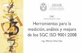 Herramientas para la medición, análisis y mejora de los sgc iso 9001 2008