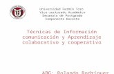 Técnicas de información comunicación y aprendizaje colaborativo y
