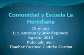 Reseña historica Escuela La Herediana