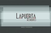 Manual identidad Lapuerta Roberto