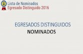Nominados Egresado Distiniguido Unimayor 2016