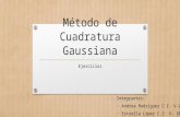 Método de cuadratura gaussiana