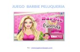 Juego Barbie Peluquería