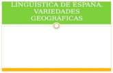 La diversidad lingüistica de España