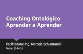 Coaching ontológico - Aprender a Aprender