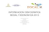 Informacion demografica social y economica 2013 proaps 2015