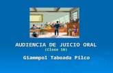 10   audiencia  de juicio oral