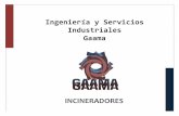 Catalogo de incineradores Ingeniería y Servicios Industriales GAAMA.
