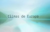 Climas de europa