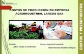COSTOS DE PRODUCCION EN AGROINDUSTRIAL LAREDO