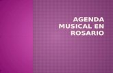 Agenda musical en rosario