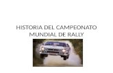 Historia del campeonato mundial de rally