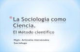 La sociología como ciencia método científico.
