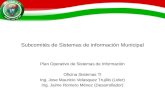 Subcomits de-sistemas-de-informacin-municipal-posi-2015