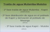Traída de agua Mulamba-Mutobo