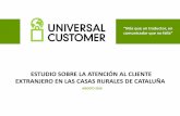 Informe sobre la Atención al Cliente Extranjero en las Casas Rurales de Cataluña