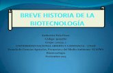 Breve historia de la biotecnología pdf
