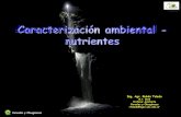 Caracterización ambiental - nutrientes