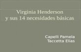 Virginia Henderson y las 14 necesidades básicas.