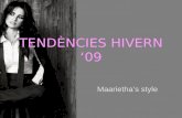TendèNcies Hivern 09