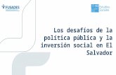 DES: Los desafíos de la política pública y la inversión social en El Salvador