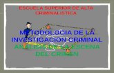 Metodologia de la investigacion criminal   analisis de la escena del crimen