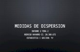 Presentacion medidas de dispersion estadistica