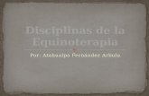 Atahualpa Fernández Arbulu: Disciplinas de la equinoterapia