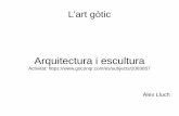 Art gòtic: característiques de l'arquitectura i escultura