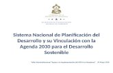 Presentación de la Agenda 2030 y los 17 ODS