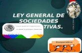 LEY GENERAL DE SOCIEDADES COOPERATIVAS