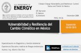 Vulnerabilidad y resiliencia del Cambio Climático en México: Enfoque en el modelo de indicadores de vulnerabilidad y resiliencia