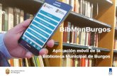App móvil BibMunBurgos