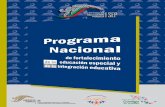 PROGRAMA NACIONAL DE FORTALECIMIENTO EDC ESPECIAL E INTEGRACION EDUCATIVA