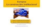 Construcción de la Unión Europea: entre profundización y ampliación