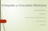 Embajadas mexicanas en el mundo